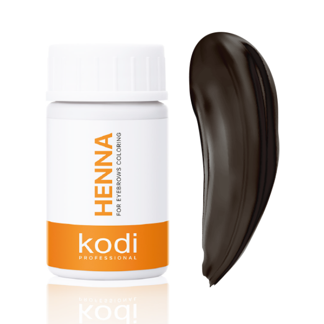 Henna for Eyebrow Tinting, Color: Dark brown), 5g.