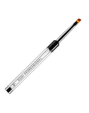 Pinsel für Gelmodellage №6 / S (Nylon; Griff: Metall, Acryl)