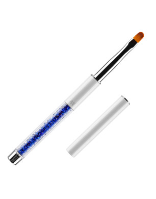 Pinsel für Gelmodellage №6 / E (Nylon; Griff: Metall, Acryl)