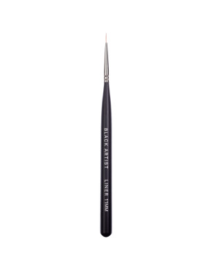 Painting Brush "Black Artist" Liner 11mm (Handle: Black, Bristle: Nylon)