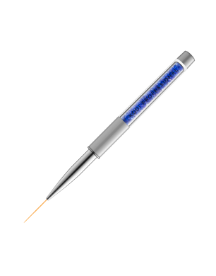 Malpinsel im Tubus №00 / 4 (Nylon; Griff: Metall, Acryl)