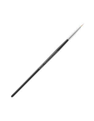 Malpinsel im Tubus №1 (Kolinsky, schwarzer Holzgriff)