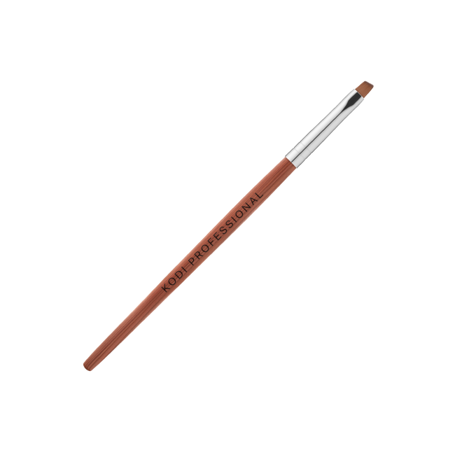 Brush for Gel Nail Modeling № 6 / S, Handle: Wooden, Bristle: Nylon Brush for Gel Nail Modeling № 6 / S, Handle: Wooden, Bristle: Nylon