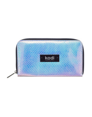 Brush Cover with Zipper №02, Color: Silver Blue