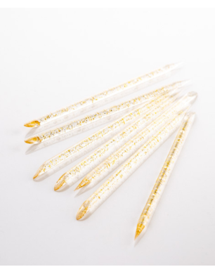Plastic Sticks for Cuticles  (yellow)
