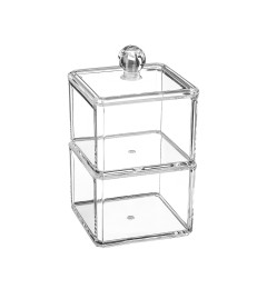 Transparent Cosmetic Organizer (Two-Tier Square)