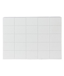 Set of Mini Buffs 180/180, Color: White (50pcs/pack)