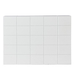 Set of Mini Buffs 180/180, Color: White (50pcs/pack)
