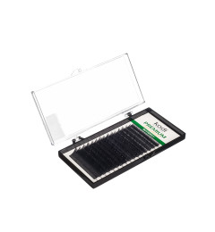Eyelashes D 0.15 (16 Rows: 11mm) Butterfly Green Pack