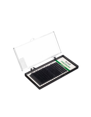 Eyelashes C 0.10 (16 Rows: 11 mm) Butterfly Green Pack
