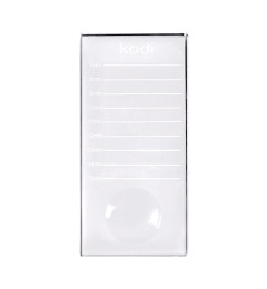 Glass for Eyelash Extension Procedure