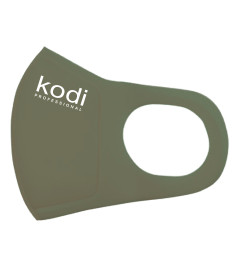 Double Layer Neoprene Mask Without Valve, Green Khaki with Kodi Professional Logo
