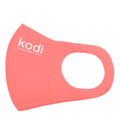 Double Layer Neoprene Mask Without Valve, Coral with Kodi Professional Logo