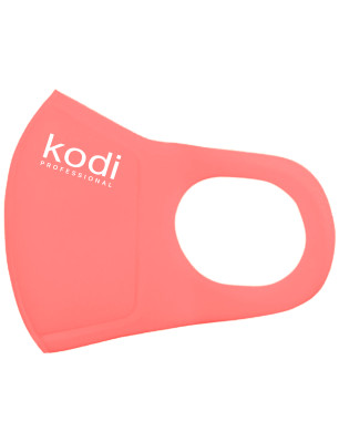 Double Layer Neoprene Mask Without Valve, Coral with Kodi Professional Logo