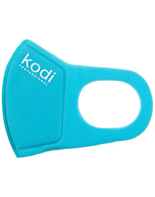 Double Layer Neoprene Mask Without Valve, Blue with Kodi Professional Logo