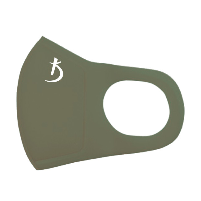 Double Layer Neoprene Mask Without Valve, Green Khaki with Logo Double Layer Neoprene Mask Without Valve, Green Khaki with Logo