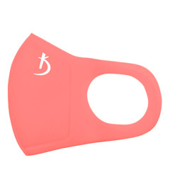 Double Layer Neoprene Mask Without Valve, Coral with Logo