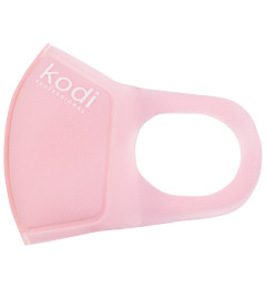 Double Layer Neoprene Mask Without Valve, Light Pink with Kodi Professional Logo