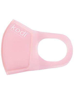 Double Layer Neoprene Mask Without Valve, Light Pink with Kodi Professional Logo