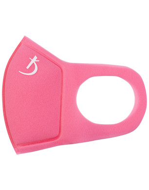 Double Layer Neoprene Mask Without Valve, Pink with Logo