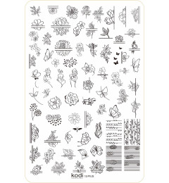 Stamping Plate "Plus size" № 10 (9.5x14.5cm)