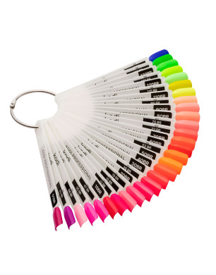 Palette de teintes vernis semi-permanent collection Bright (29 tips)