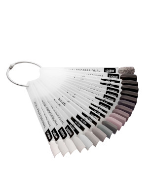Palette de teintes vernis semi-permanent collection Black&White (22 tips)