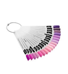 Palette of Gel Polishes Lilac (18 tips)