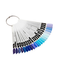 Palette of Gel Polishes Blue (21 Tips)