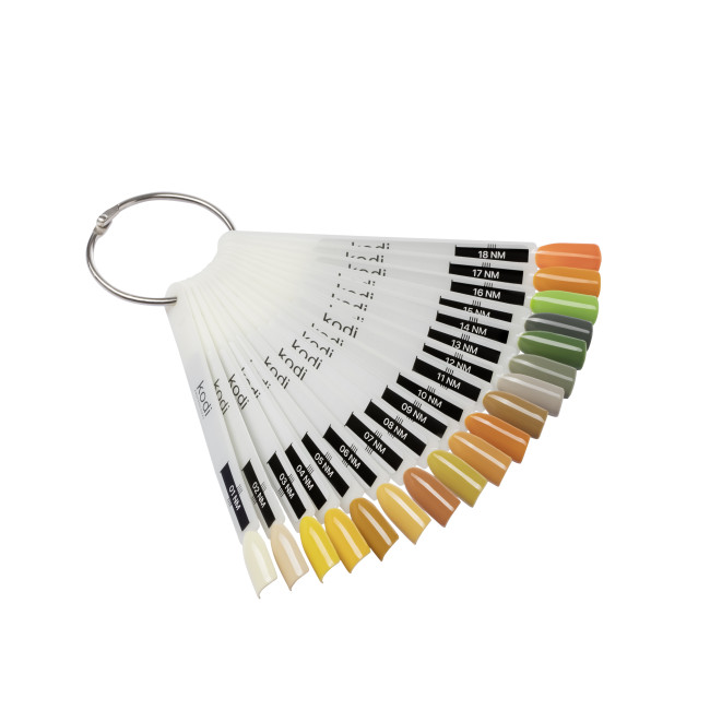 Palette of Gel Polishes Natural Motives (18 Tips)