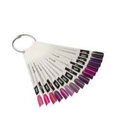 Palette of Gel Polishes Violet (11 tips)
