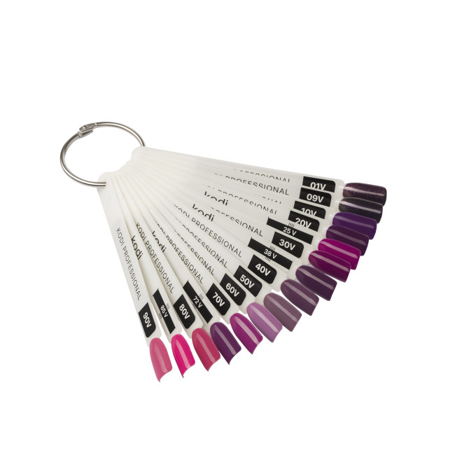 Farbpalette Gel-Lacke der Kollektion Violet (11 Tips)