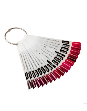 Palette of Gel Polishes Wine (16 tips)