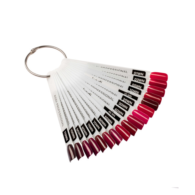 Palette de teintes vernis semi-permanent série Wine (16 tips)