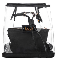Transparent Shoulder Bag with Cosmetic Bag Inside
