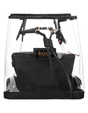 Transparent Shoulder Bag with Cosmetic Bag Inside