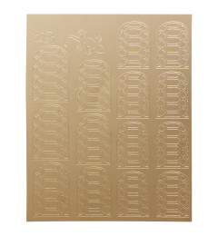 Metallized Sticker № 23