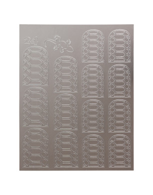 Metallized Sticker № 24