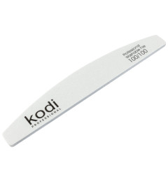 №10 Nail File Crescent 100/100 (Color: White, Size: 178/28/4)