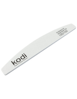 №10 Nail File Crescent 100/100 (Color: White, Size: 178/28/4)