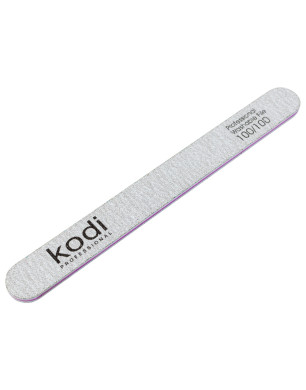 № 100 Straight Nail File 100/100 (Color: Gray, Size: 178/19/4)