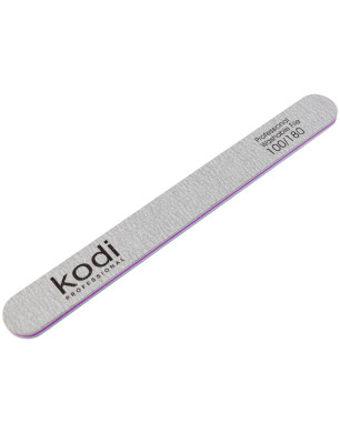 № 105 Straight Nail File 100/180 (Color: Gray, Size: 178/19/4)