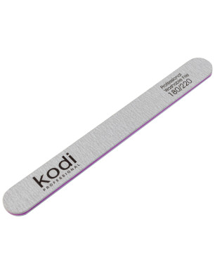 № 106 Straight Nail File 180/220 (Color: Gray, Size: 178/19/4)