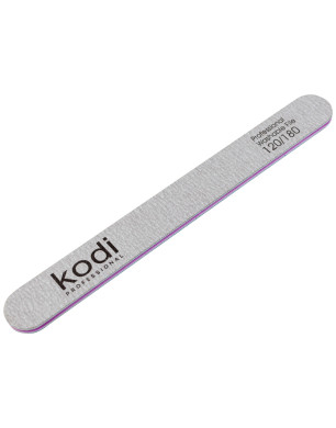 № 108 Straight Nail File 120/180 (Color: Gray, Size: 178/19/4)