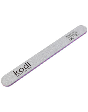 № 109 Straight Nail File 120/240 (Color: Gray, Size: 178/19/4)