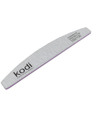 №122 Nail File Crescent 100/100 (Color: Light Gray, Size: 178/28/4)