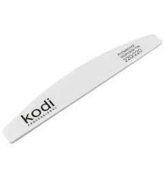 №13 Nail File Crescent 220/220 (Color: White, Size: 178/28/4)