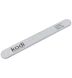 №134 Nail File Straight "120/120 (Color: Light Gray, Size: 178/19/4)