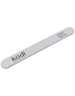 №134 Nail File Straight "120/120 (Color: Light Gray, Size: 178/19/4)