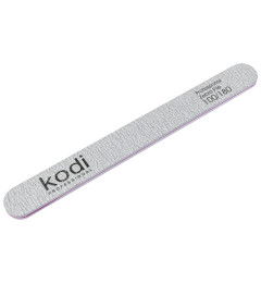 №138 Nail File Straight 100/180 (Color: Light Gray, Size: 178/19/4)